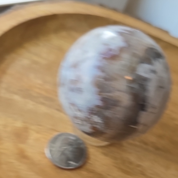 Agate Geode Sphere - Picture 5 of 10